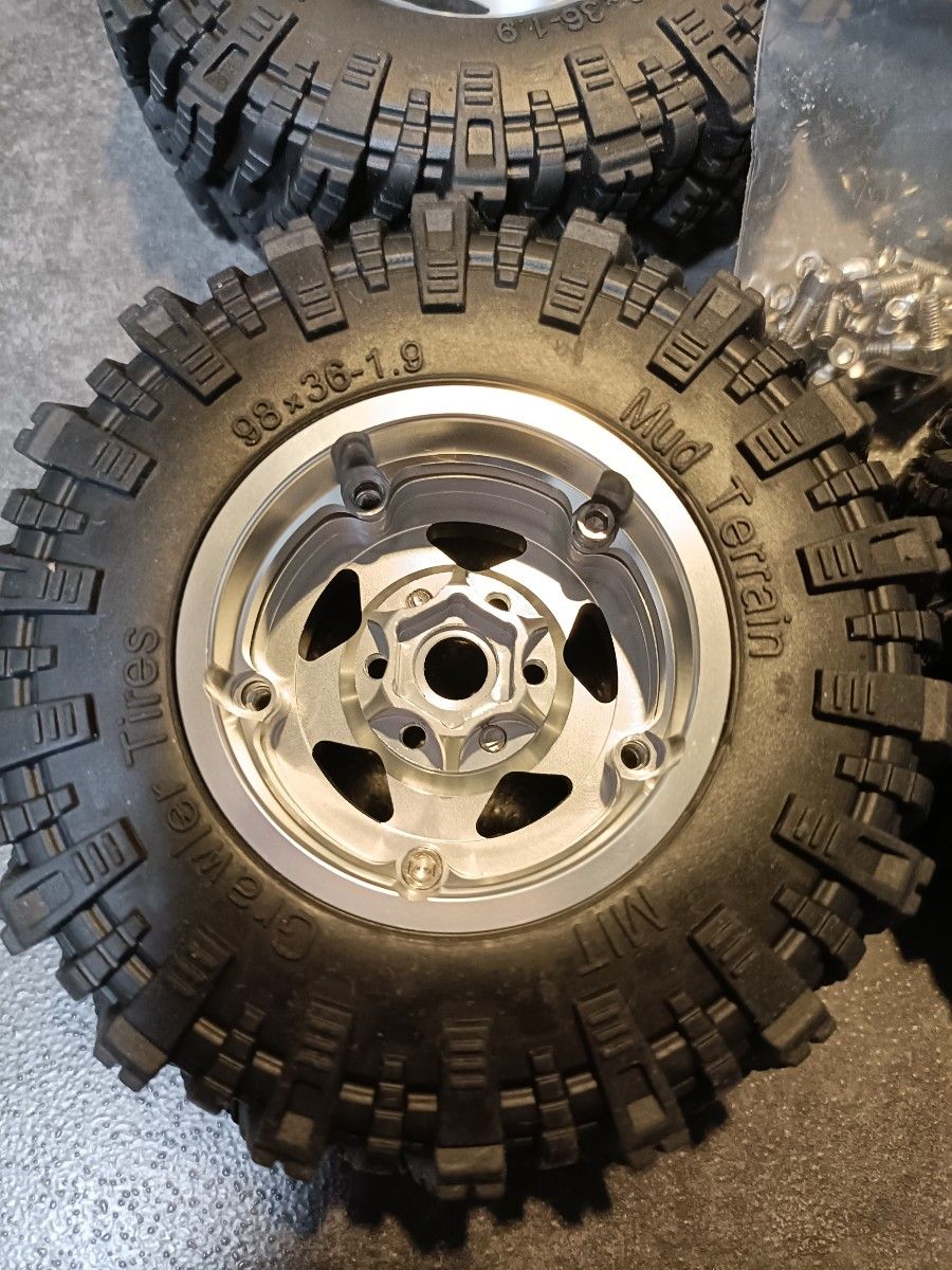 4個セット 1 9インチ 金属ホイール タミヤ cc02 cr01 ビード 4個セット 1 9インチ 金属ホイール タミヤ cc02 cr01 ビード