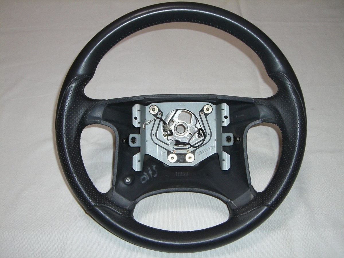  rare T-4 Volvo V40 S40 original leather steering gear steering wheel gun grip!! control number (Q-426)