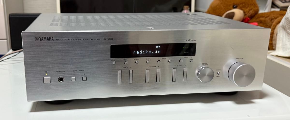 YAMAHA ネットワークレシーバー R-N303 シルバー 動作確認済 YAMAHA ネットワークレシーバー R-N303 シルバー 動作確認済