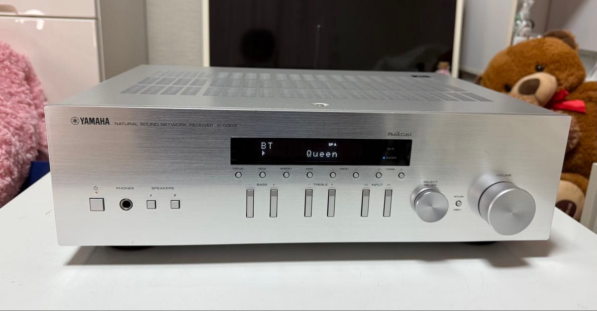 YAMAHA ネットワークレシーバー R-N303 シルバー 動作確認済 YAMAHA ネットワークレシーバー R-N303 シルバー 動作確認済