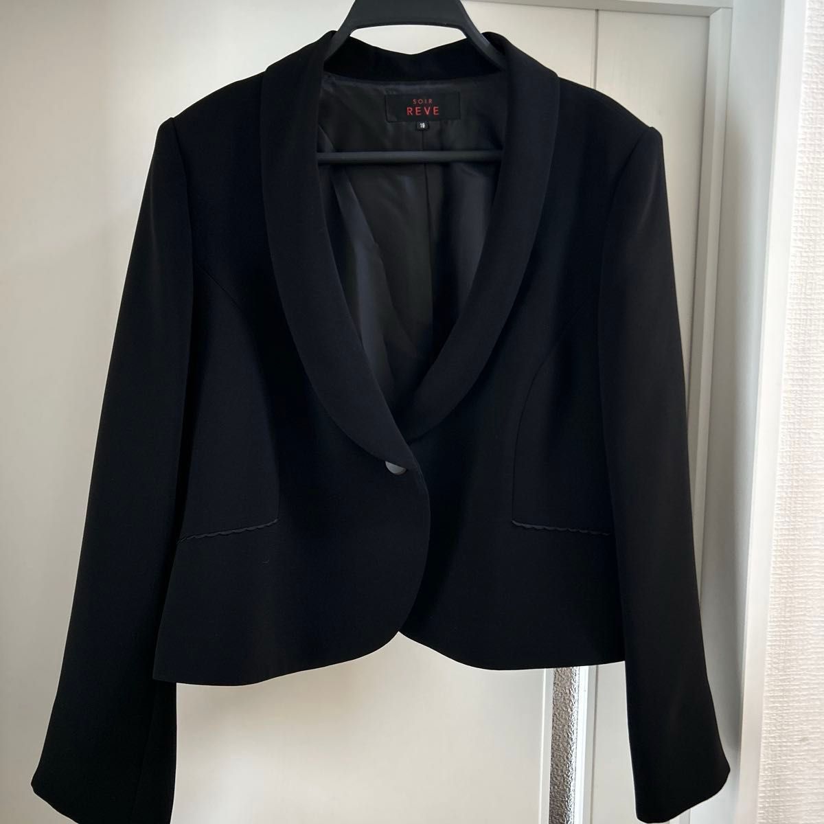 大きいサイズ19号】東京ソワール SOIR REVE 喪服 ブラック 大きいサイズ19号】東京ソワール SOIR REVE 喪服 ブラック