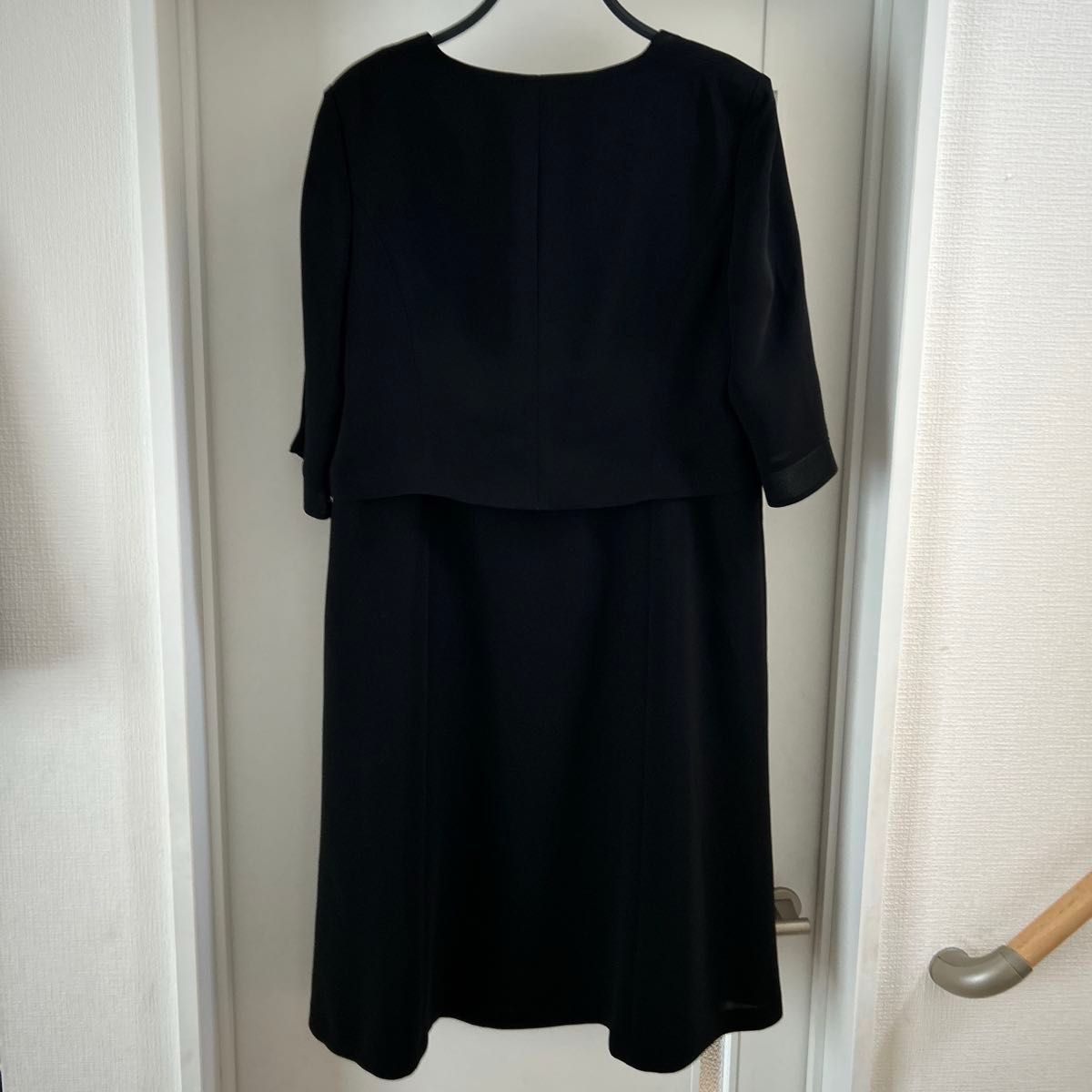 大きいサイズ19号】東京ソワール SOIR REVE 喪服 ブラック 大きいサイズ19号】東京ソワール SOIR REVE 喪服 ブラック