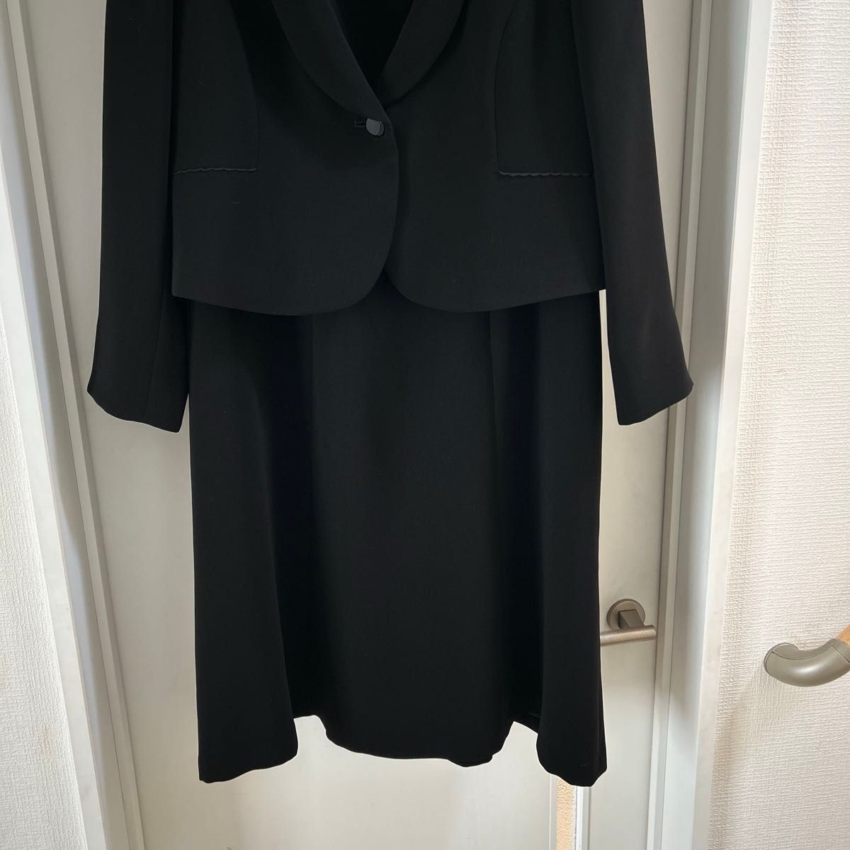 大きいサイズ19号】東京ソワール SOIR REVE 喪服 ブラック 大きいサイズ19号】東京ソワール SOIR REVE 喪服 ブラック