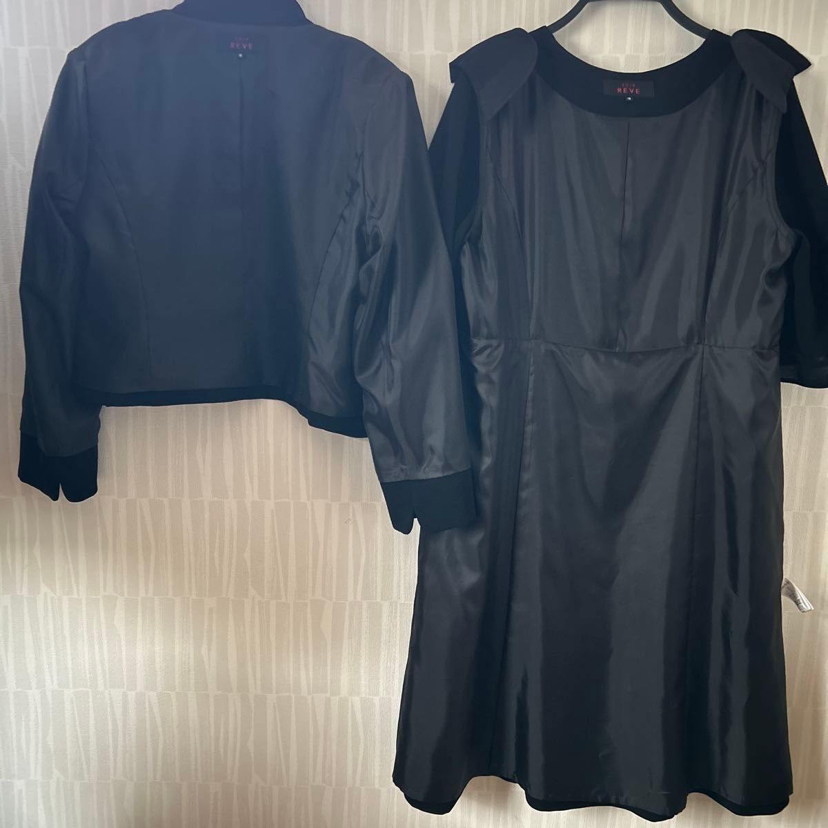 大きいサイズ19号】東京ソワール SOIR REVE 喪服 ブラック 大きいサイズ19号】東京ソワール SOIR REVE 喪服 ブラック