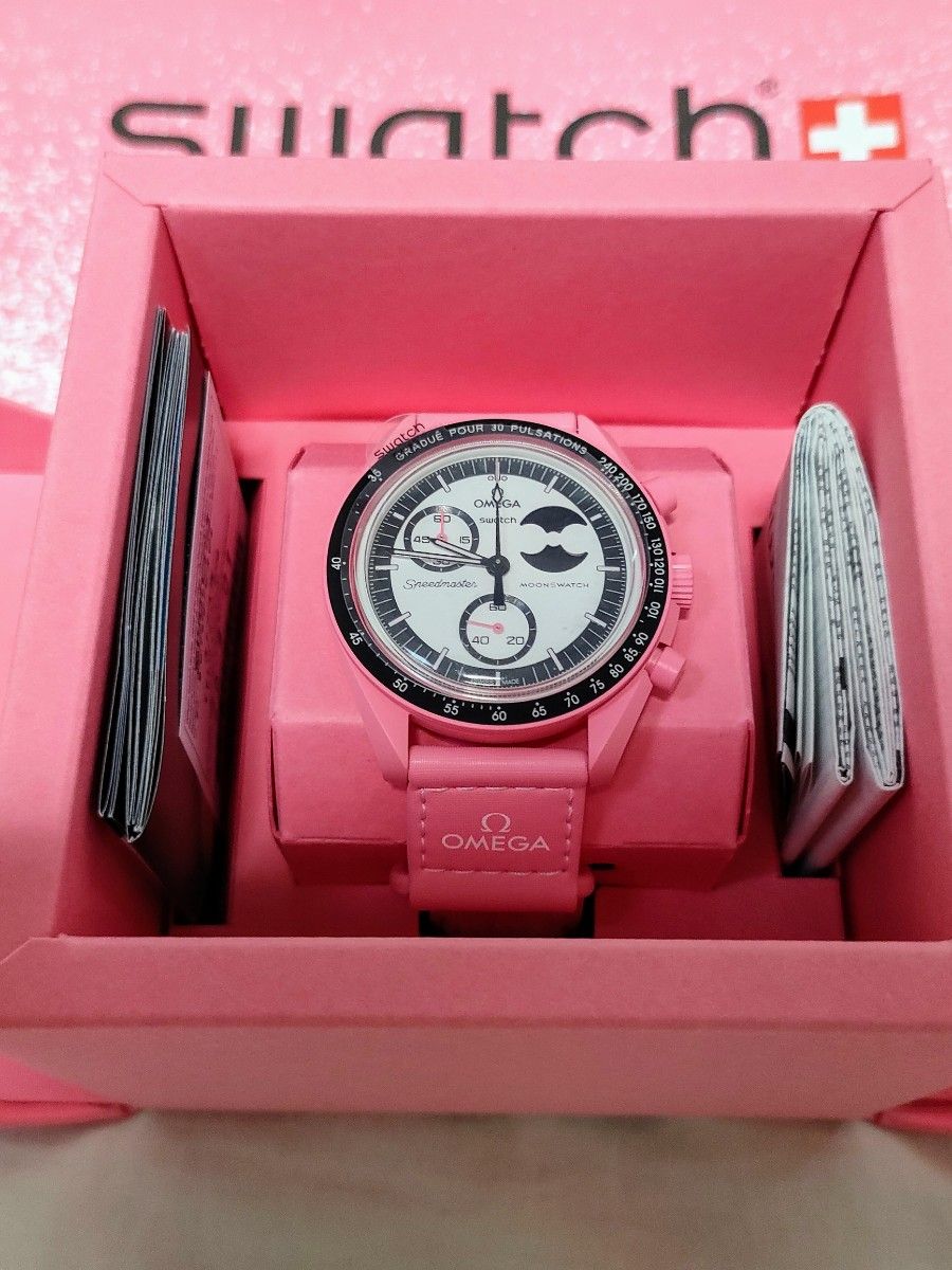 Swatch x OMEGA MISSION TO THE PINK MOONPHASE|Yahoo!フリマ Swatch x OMEGA MISSION TO THE PINK MOONPHASE|Yahoo!フリマ