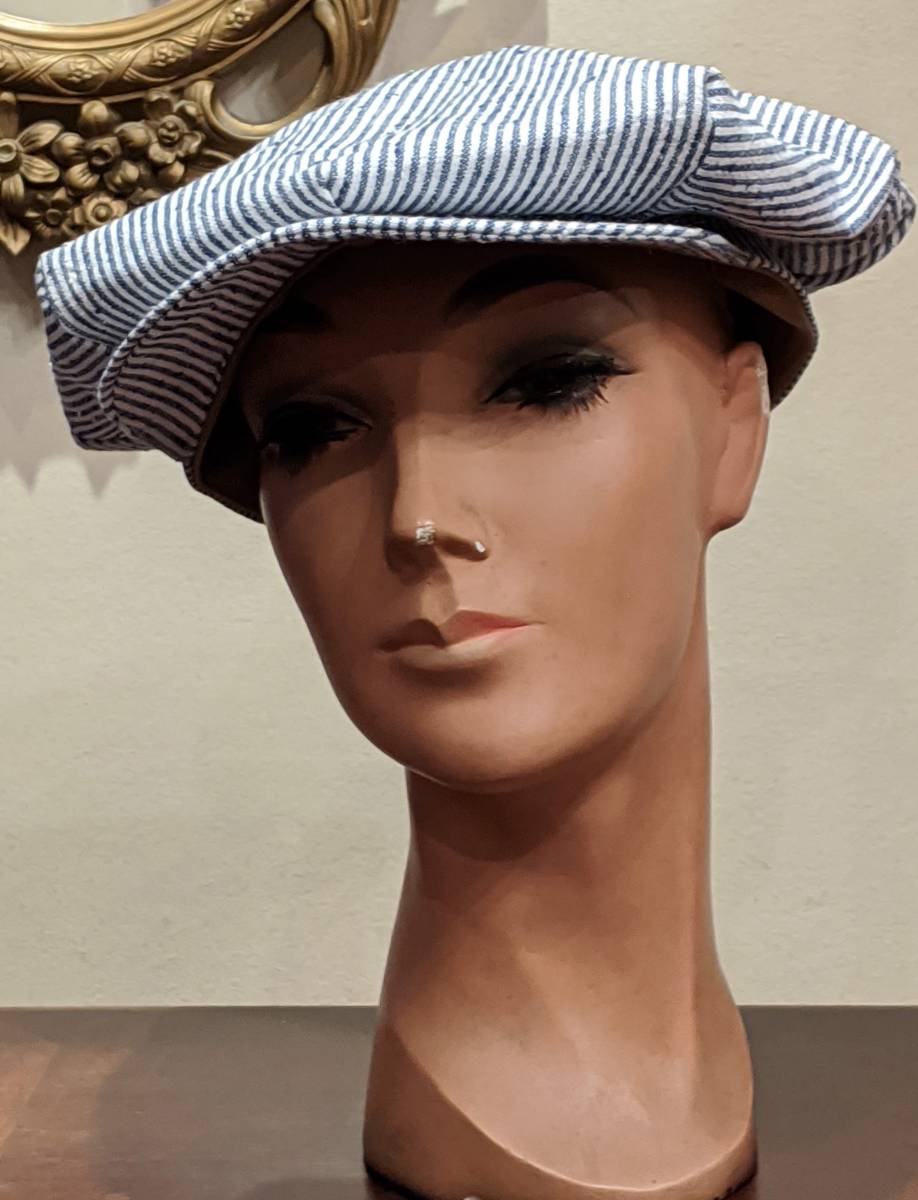  Vintage Hickory ткань использование 10*s20*s30*s способ Casquette /60cm/ Europe Франция SWING Flat шляпа Work ΓOT
