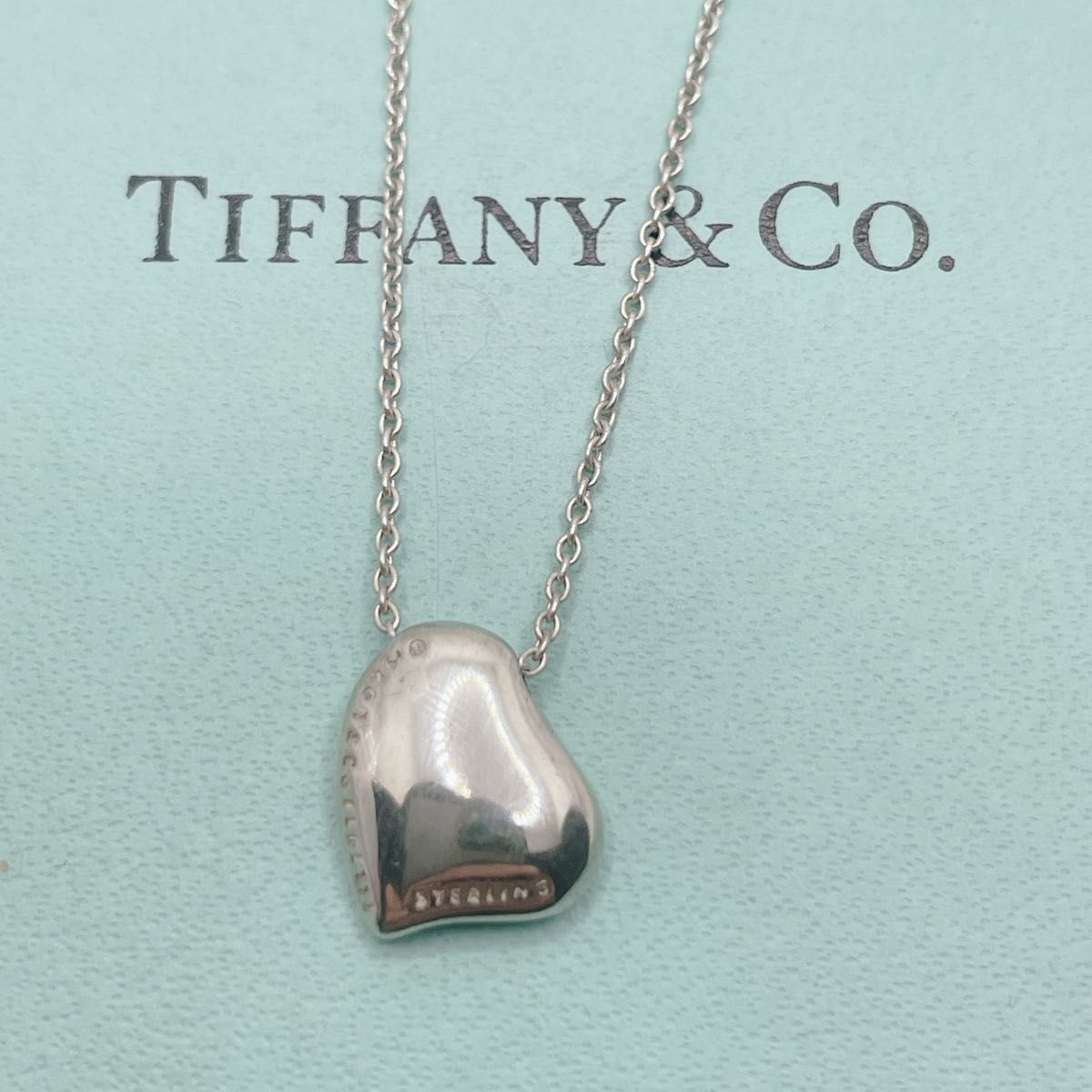 美品】 ティファニー フルハート ネックレス TIFFANY&Co 美品】 ティファニー フルハート ネックレス TIFFANY&Co