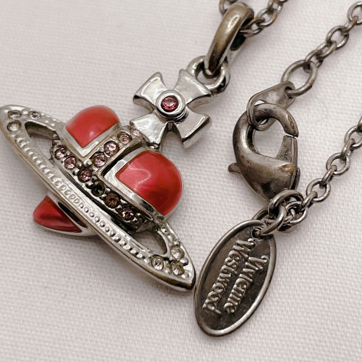Vivienne Westwood オーブ ディアマンテ ハート ネックレス Vivienne Westwood オーブ ディアマンテ ハート ネックレス