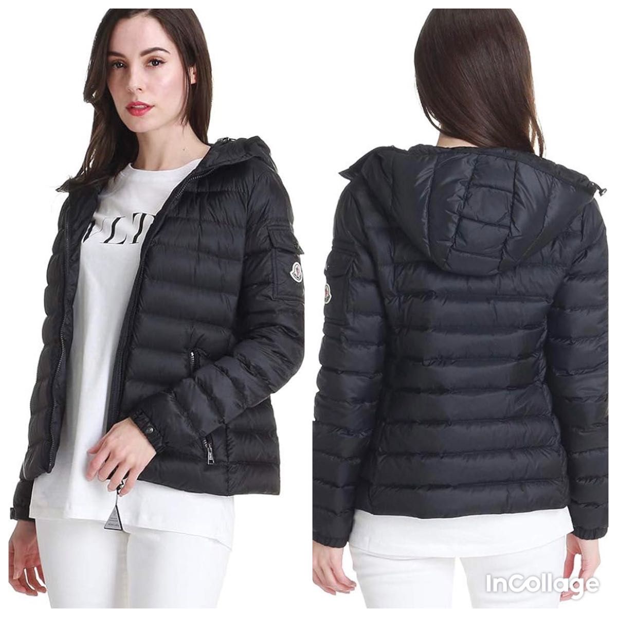 美品】MONCLER モンクレール レディース BLES ライトダウン 美品】MONCLER モンクレール レディース BLES ライトダウン
