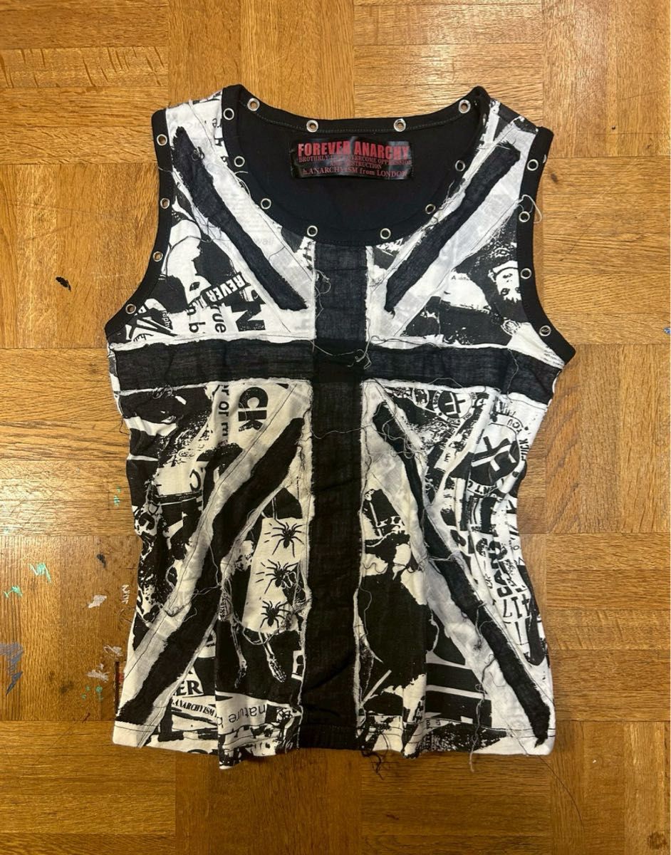 H NAOTO H ANARCHYISM from LONDON ユニオンジャック タンク H NAOTO H ANARCHYISM from LONDON ユニオンジャック タンク