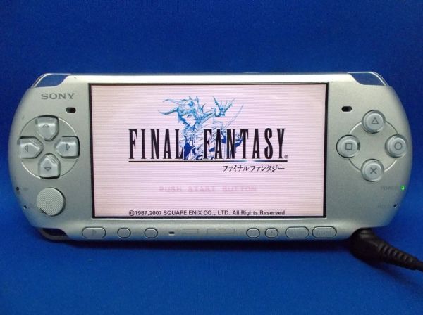動作確認済 PSP 3000 ミスティック・シルバー 本体 SONY 動作確認済 PSP 3000 ミスティック・シルバー 本体 SONY