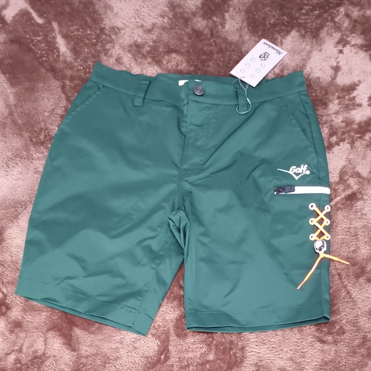 ラッセルノ Russeluno Golf ハーフパンツ 4サイズ M 緑色 ラッセルノ Russeluno Golf ハーフパンツ 4サイズ M 緑色