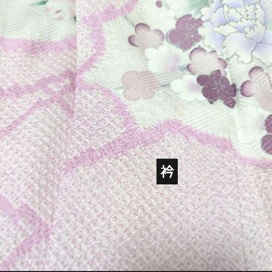 振袖セット 花車文 正絹 友禅 金駒刺繍 入子菱地紋 金彩加工 振袖セット 花車文 正絹 友禅 金駒刺繍 入子菱地紋 金彩加工
