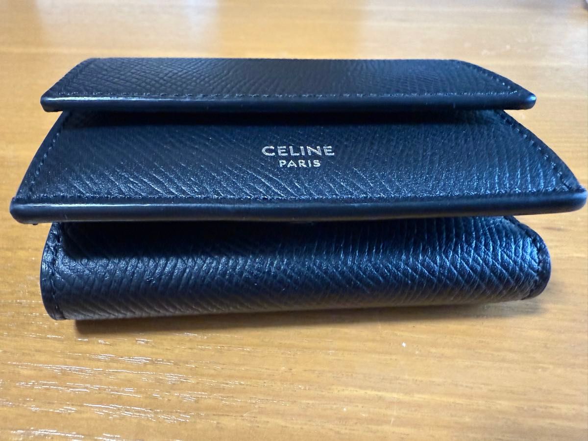 CELINE フォールデッド コンパクトウォレット / グレインド CELINE フォールデッド コンパクトウォレット / グレインド