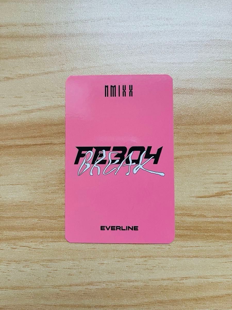 NMIXX Fe3O4 BREAK everline へウォン トレカ|Yahoo!フリマ(旧 NMIXX Fe3O4 BREAK everline へウォン トレカ|Yahoo!フリマ(旧