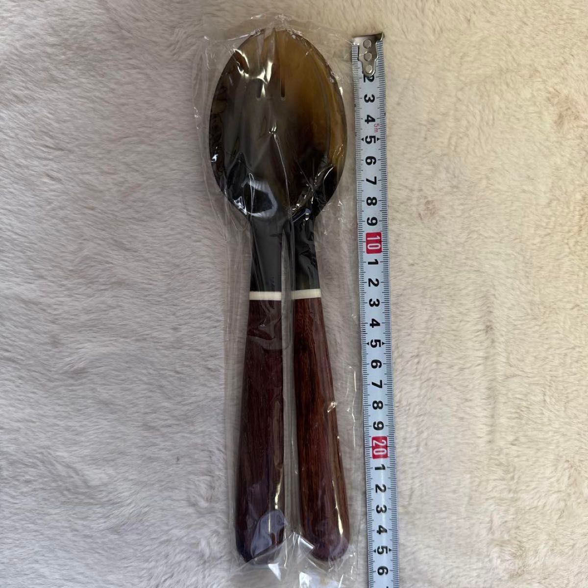 新品】サーバースプーン&フォークセット サラダサーバー 新品】サーバースプーン&フォークセット サラダサーバー