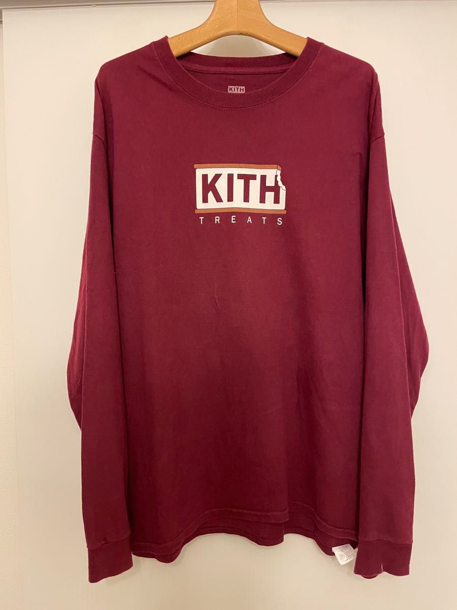 KITH TREATS Ice Cream Sandwich L/S TEE box logo long sleeve KITH TREATS Ice Cream Sandwich L/S TEE box logo long sleeve