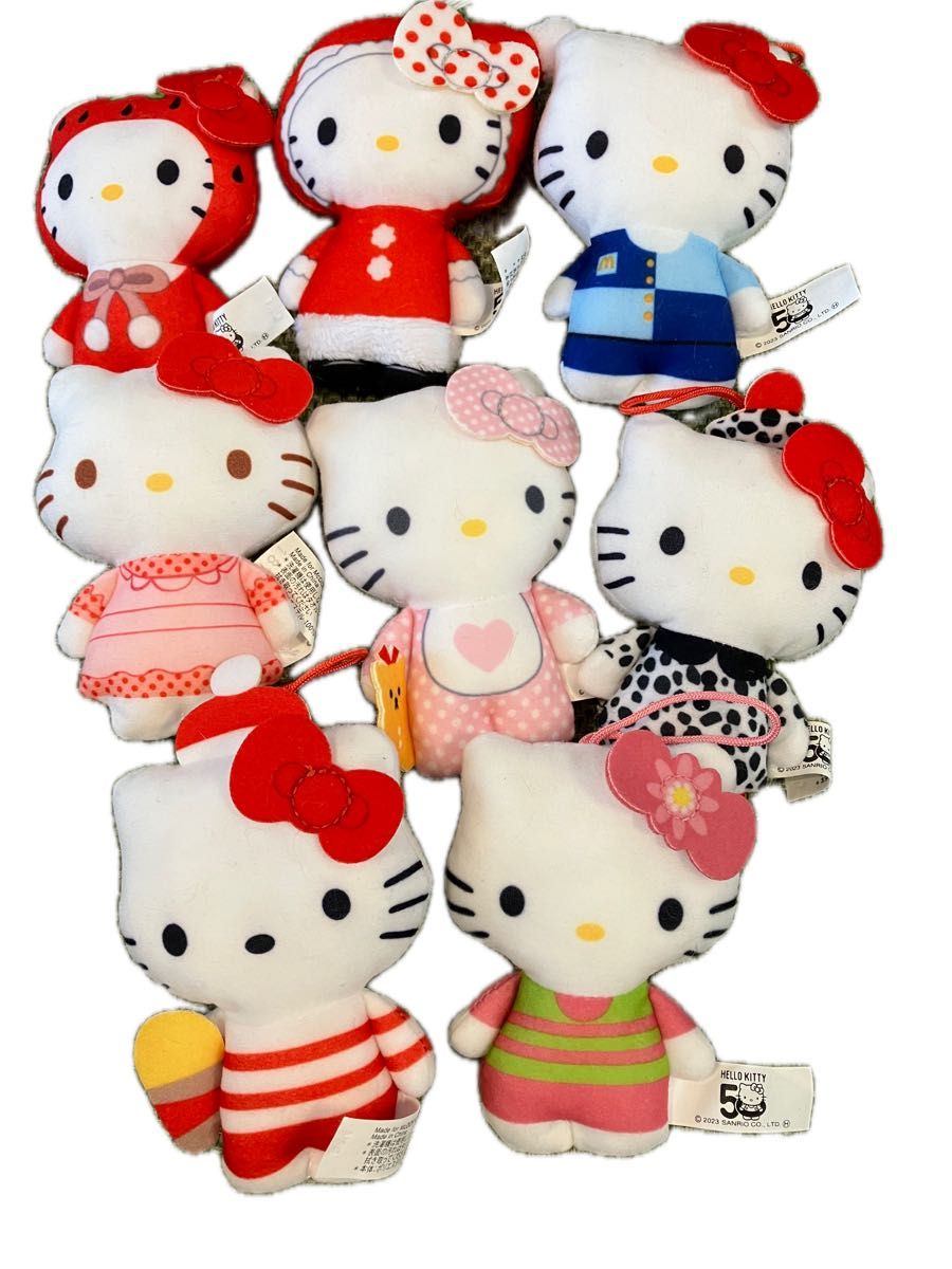 美品 50周年ハローキティ ぬいぐるみ 8個|Yahoo!フリマ(旧 美品 50周年ハローキティ ぬいぐるみ 8個|Yahoo!フリマ(旧