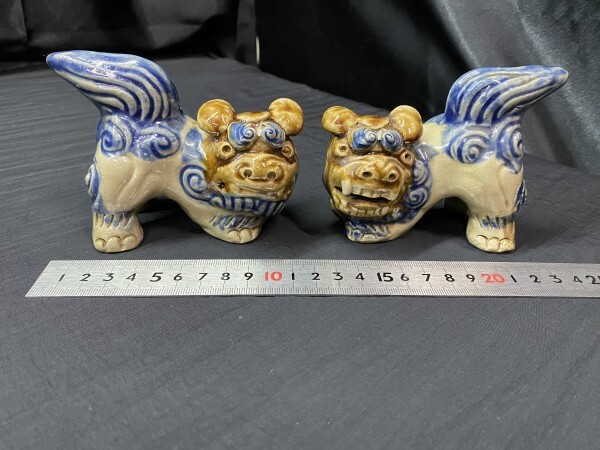 B5-828 置物 まとめ シーサー 玉乗り獅子 沖縄琉球土産 等 中古 B5-828 置物 まとめ シーサー 玉乗り獅子 沖縄琉球土産 等 中古