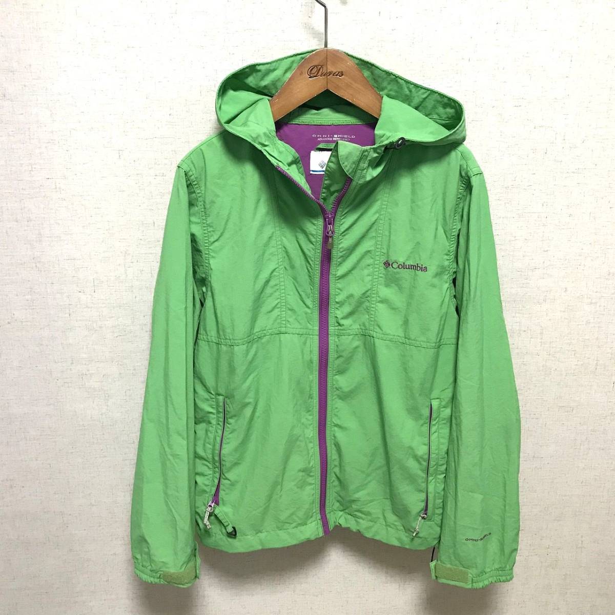  Colombia S nylon jacket OMNI-SHIELD mountain jacket green 2003HA-129*6#/5