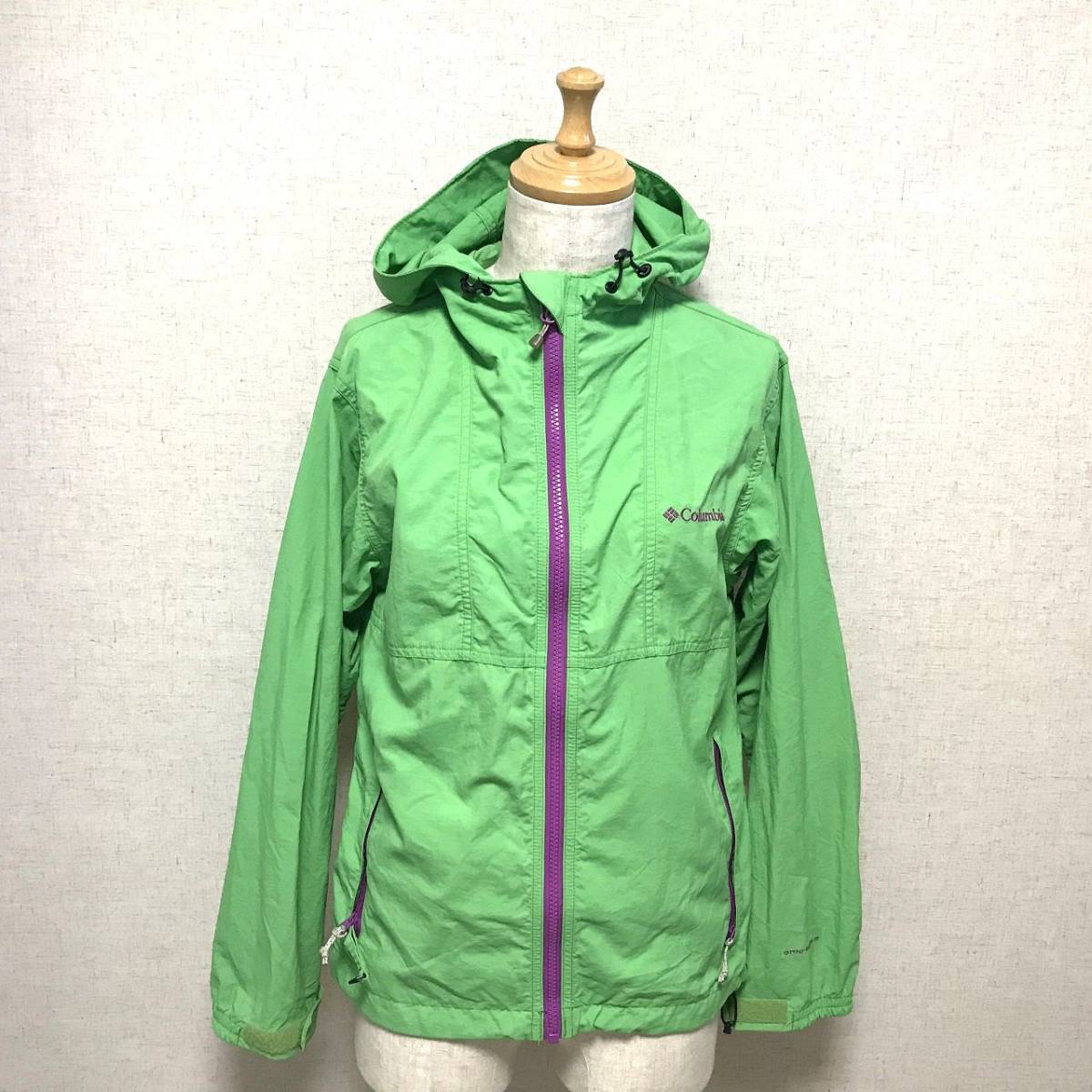  Colombia S nylon jacket OMNI-SHIELD mountain jacket green 2003HA-129*6#/5