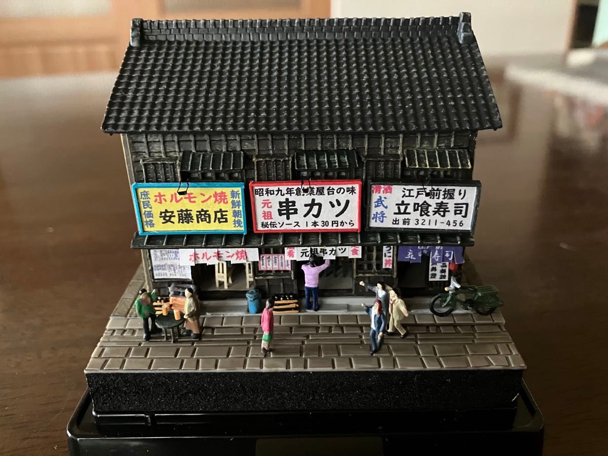 Nゲージ ジオラマ模型 昭和レトロ繁華街 1964 1/150デスクトップ Nゲージ ジオラマ模型 昭和レトロ繁華街 1964 1/150デスクトップ