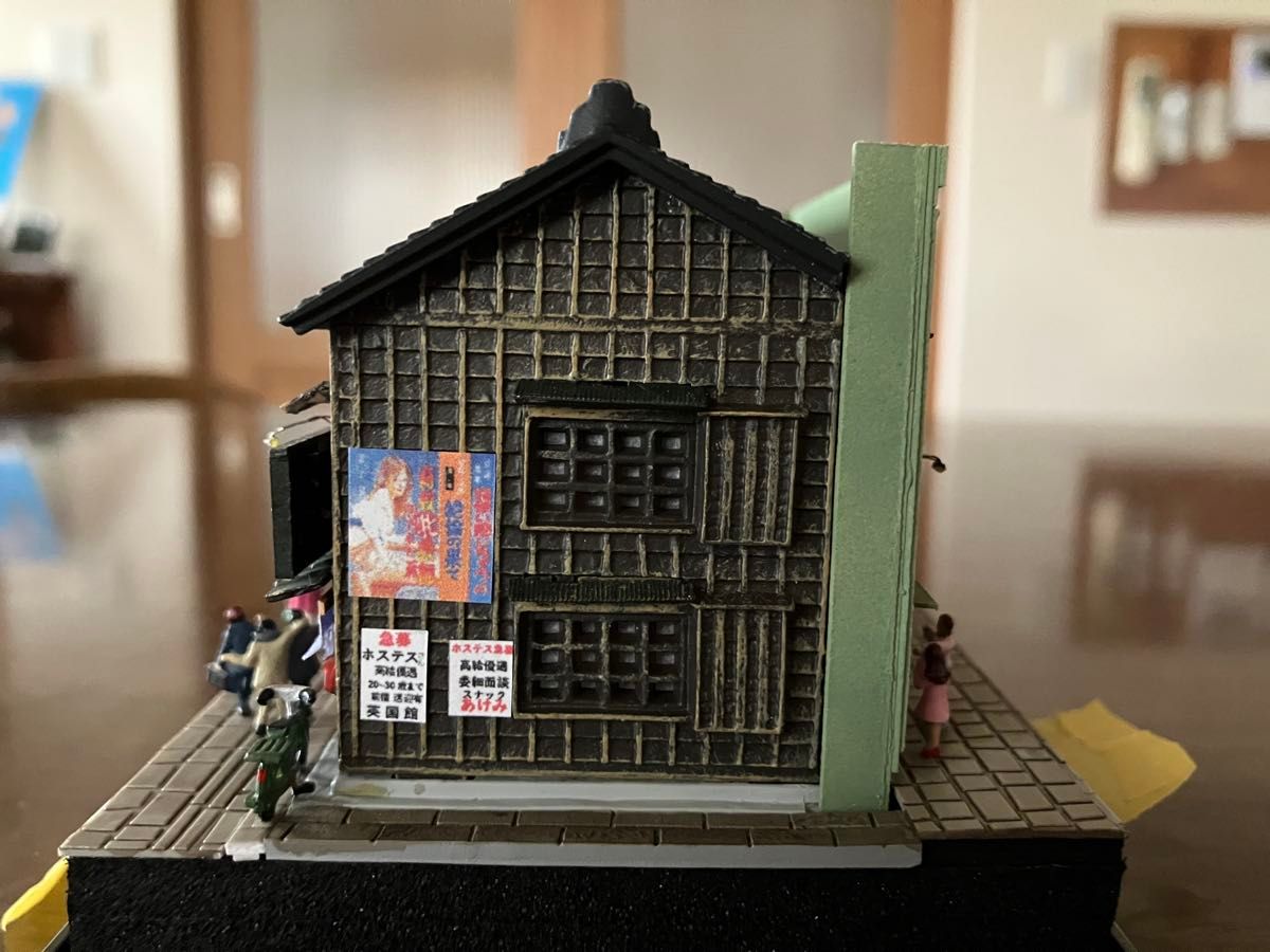 Nゲージ ジオラマ模型 昭和レトロ繁華街 1964 1/150デスクトップ Nゲージ ジオラマ模型 昭和レトロ繁華街 1964 1/150デスクトップ