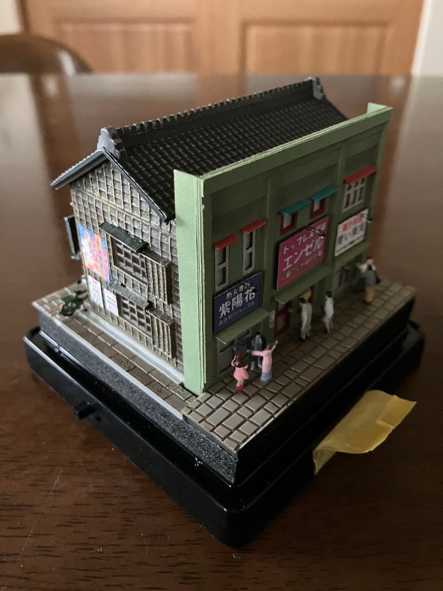 Nゲージ ジオラマ模型 昭和レトロ繁華街 1964 1/150デスクトップ Nゲージ ジオラマ模型 昭和レトロ繁華街 1964 1/150デスクトップ