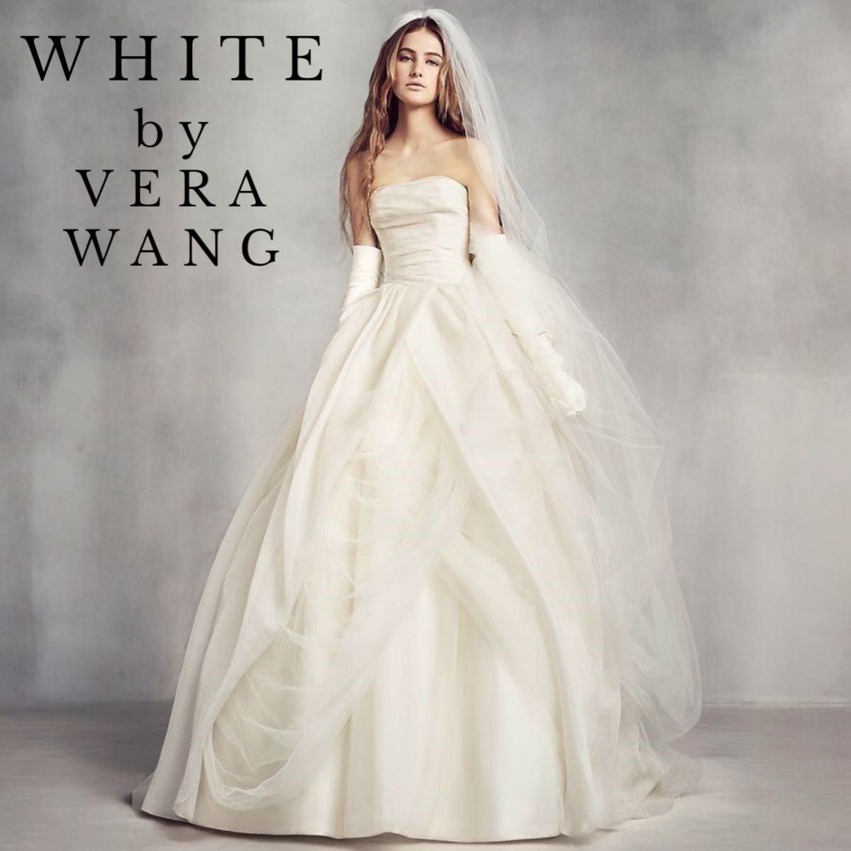 美品】WHITE by VERA WANG ヴェラウォン 高級 ウェディング 美品】WHITE by VERA WANG ヴェラウォン 高級 ウェディング