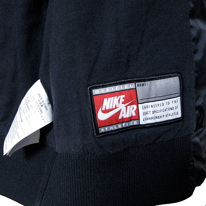 NIKE AIR（ナイキ エア）2WAY QUILT ZIP OFF VARSITY JACKET 袖取り外し可能 ■メンズ Sサイズ ■検）スタジャン MA-1 中綿 キルティング_画像3