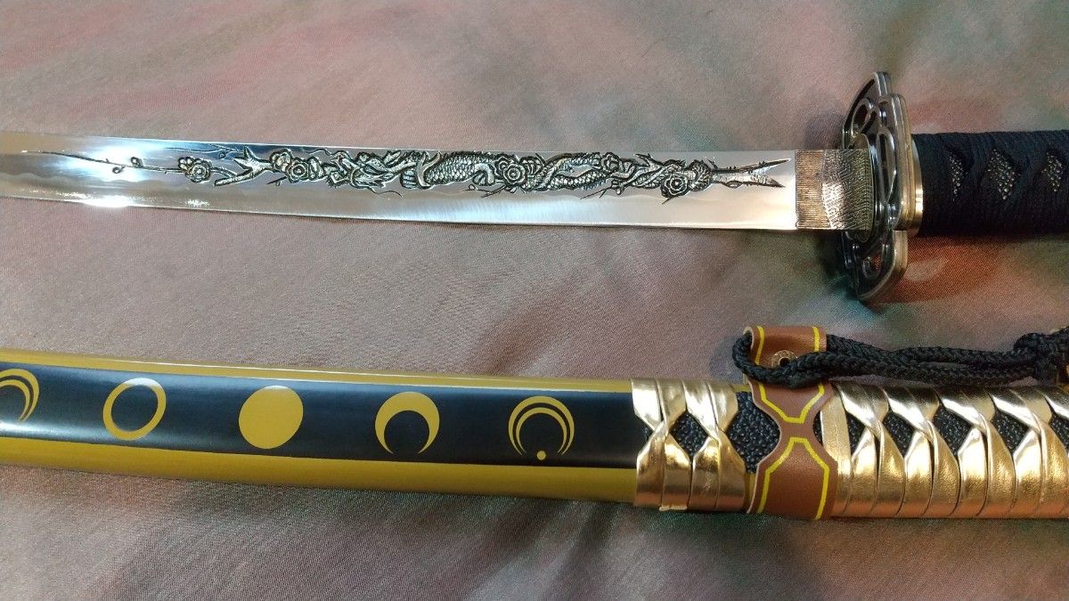 三日月宗近 金属刀身 模造刀 模擬刀 コスプレ 日本刀 刀剣乱舞 三日月宗近 金属刀身 模造刀 模擬刀 コスプレ 日本刀 刀剣乱舞