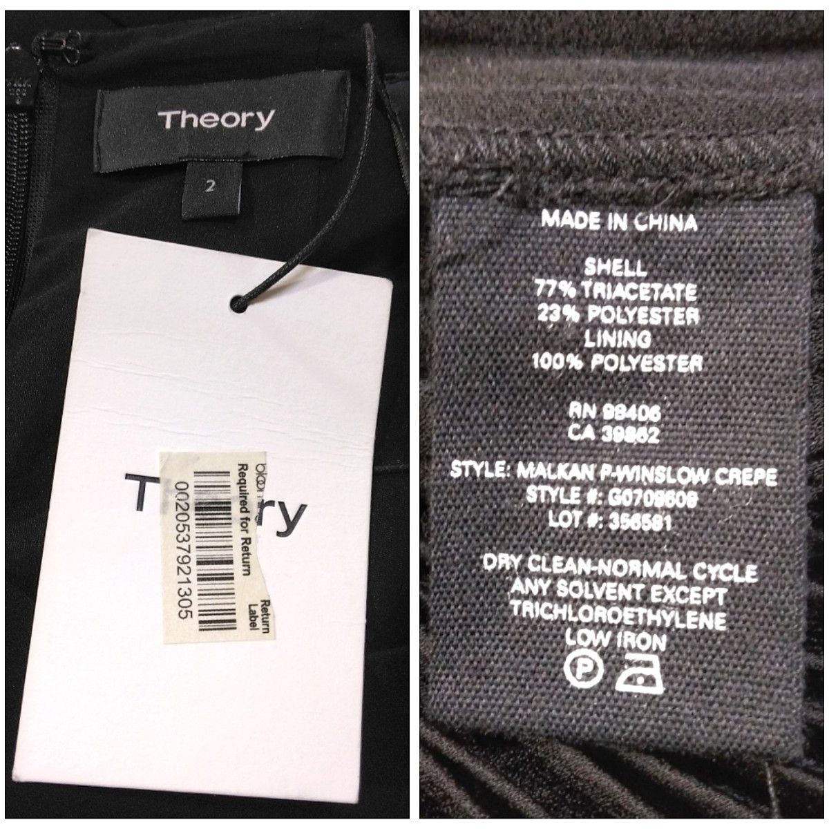 新品 Theory セオリー プリーツ ワンピース 2 黒 ブラック 新品 Theory セオリー プリーツ ワンピース 2 黒 ブラック