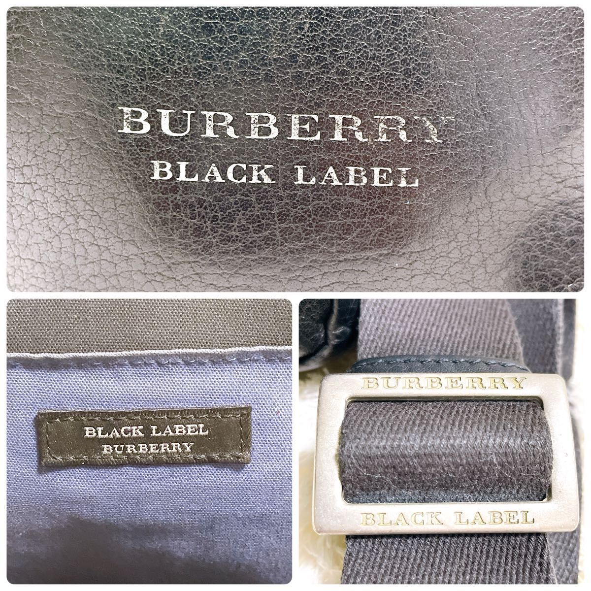 BURBERRY BLACK LABEL バーバリーブラックレーベル ボディバッグ BURBERRY BLACK LABEL バーバリーブラックレーベル ボディバッグ