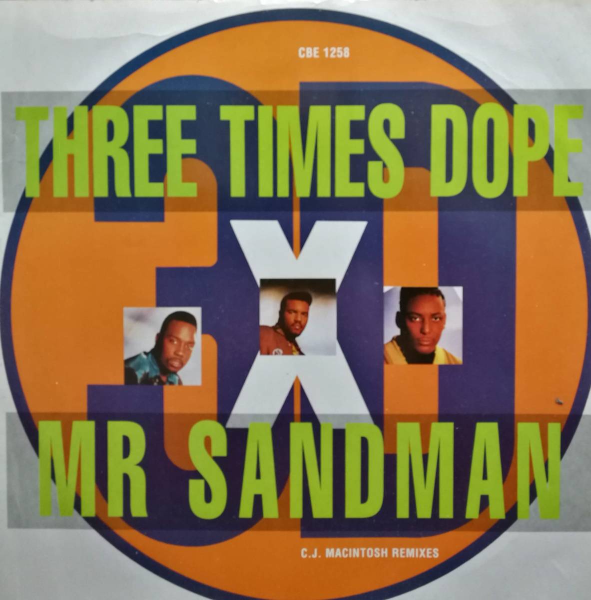 【廃盤12inch】Three Times Dope / Mr. Sandman (C.J. Macintosh Remixes)_画像1