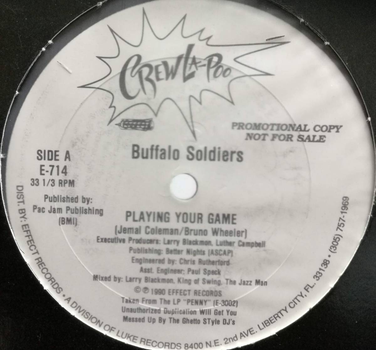 【廃盤12inch】Buffalo Soldiers / Playing Your Game_画像1