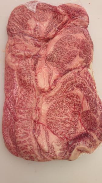  black wool peace cow . barbecue!.. only easy yakiniku!*A4~5 peace cow rib roast surface dropping / freezing 1kg vacuum pack 