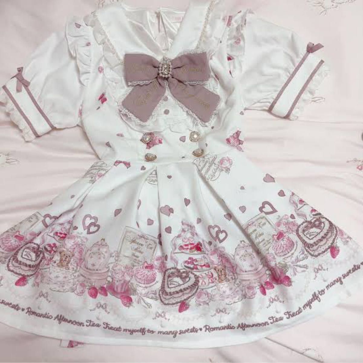 LIZLISA Many Hearts Afternoontea柄 セットアップ|Yahoo LIZLISA Many Hearts Afternoontea柄 セットアップ|Yahoo