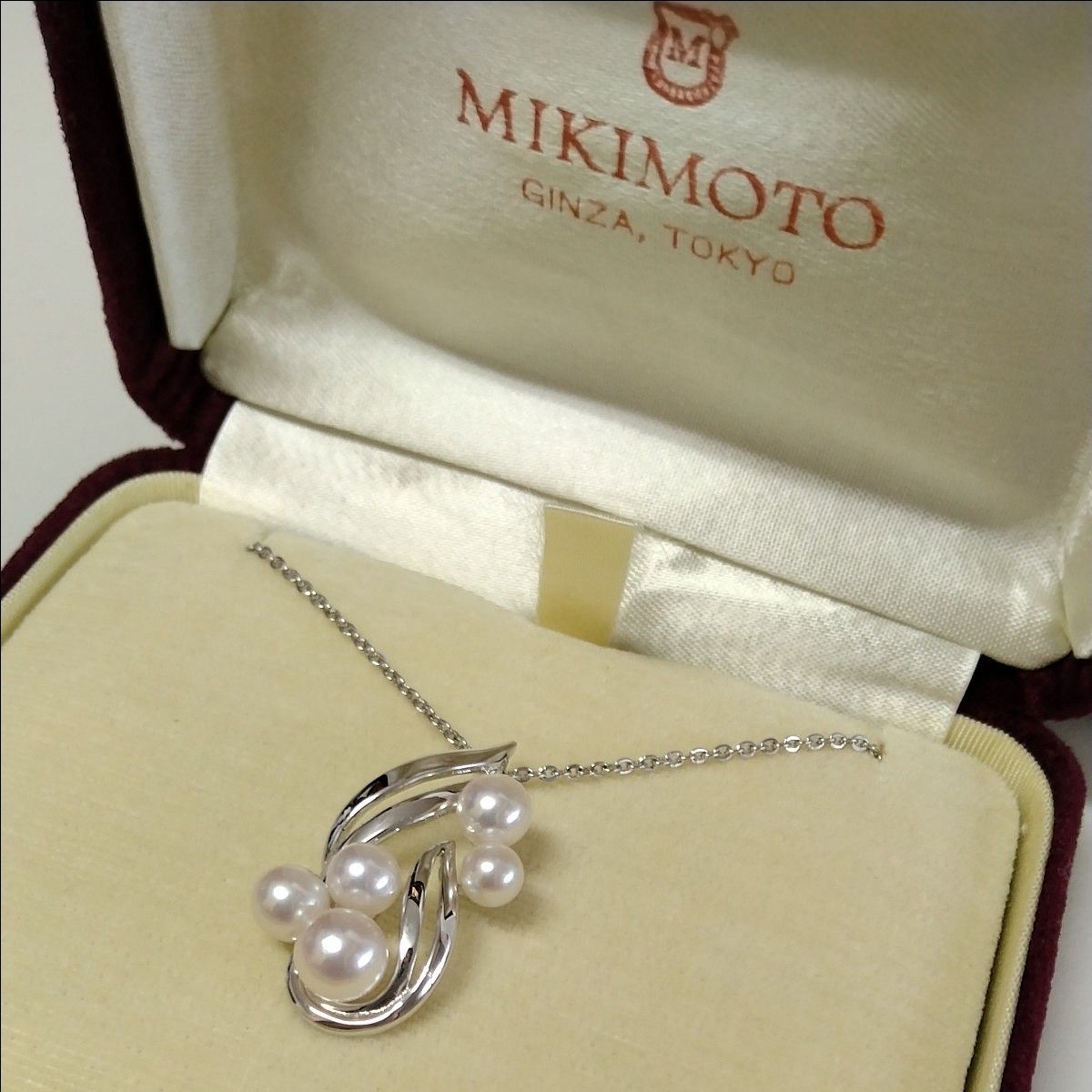 ミキモト ネックレス パール SIL刻印 MIKIMOTO 真珠 ペンダント ミキモト ネックレス パール SIL刻印 MIKIMOTO 真珠 ペンダント
