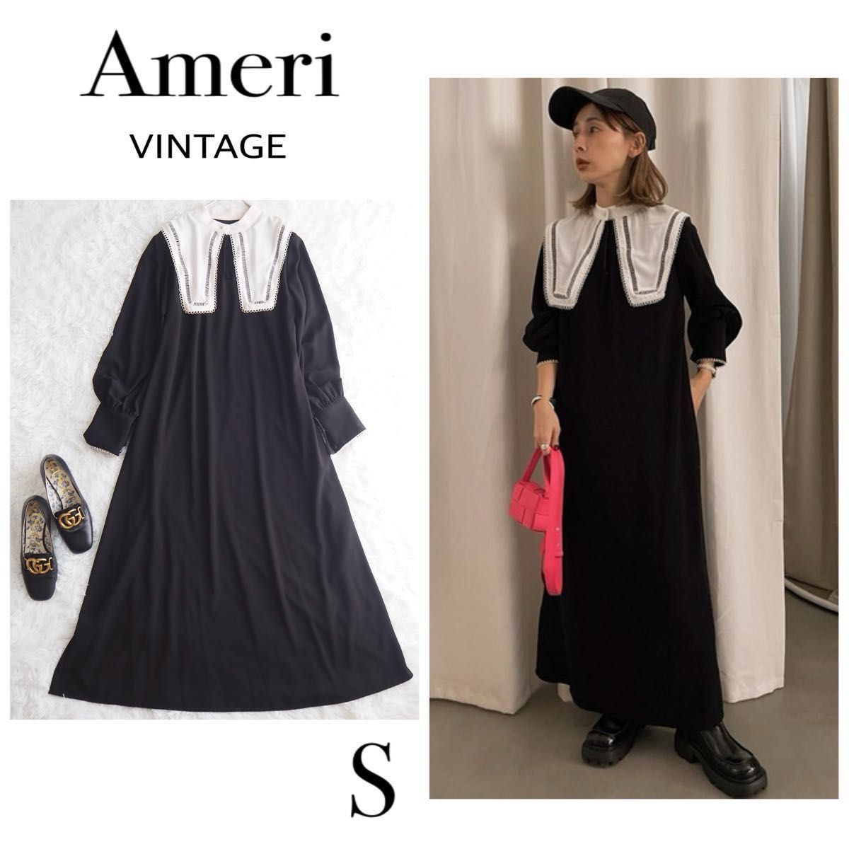 アメリヴィンテージ Ameri VINTAGE SWEET SAILOR COLLAR DRESS アメリヴィンテージ Ameri VINTAGE SWEET SAILOR COLLAR DRESS