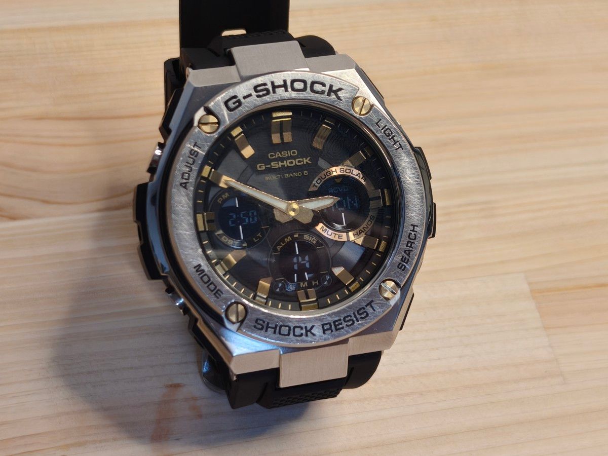 CASIO G-SHOCK G-STEEL GST-W110D ブラック ソーラー 電波 CASIO G-SHOCK G-STEEL GST-W110D ブラック ソーラー 電波