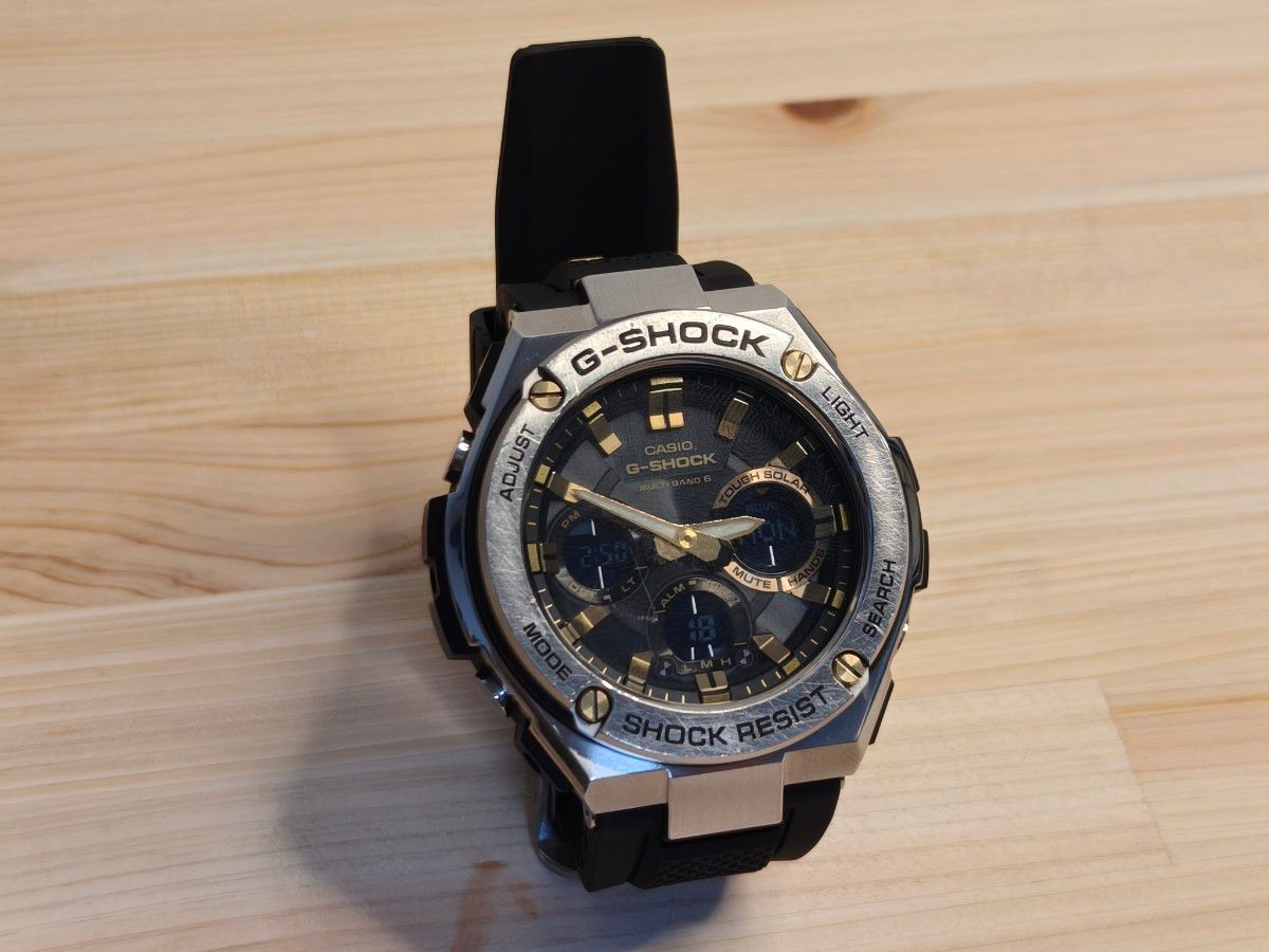 CASIO G-SHOCK G-STEEL GST-W110D ブラック ソーラー 電波 CASIO G-SHOCK G-STEEL GST-W110D ブラック ソーラー 電波