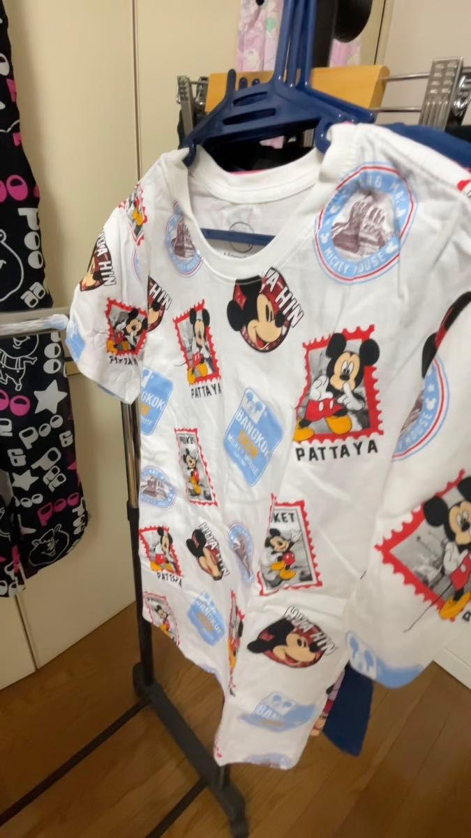 レディース S-Mサイズ ディズニー Tシャツ サロペット wc 若槻千夏