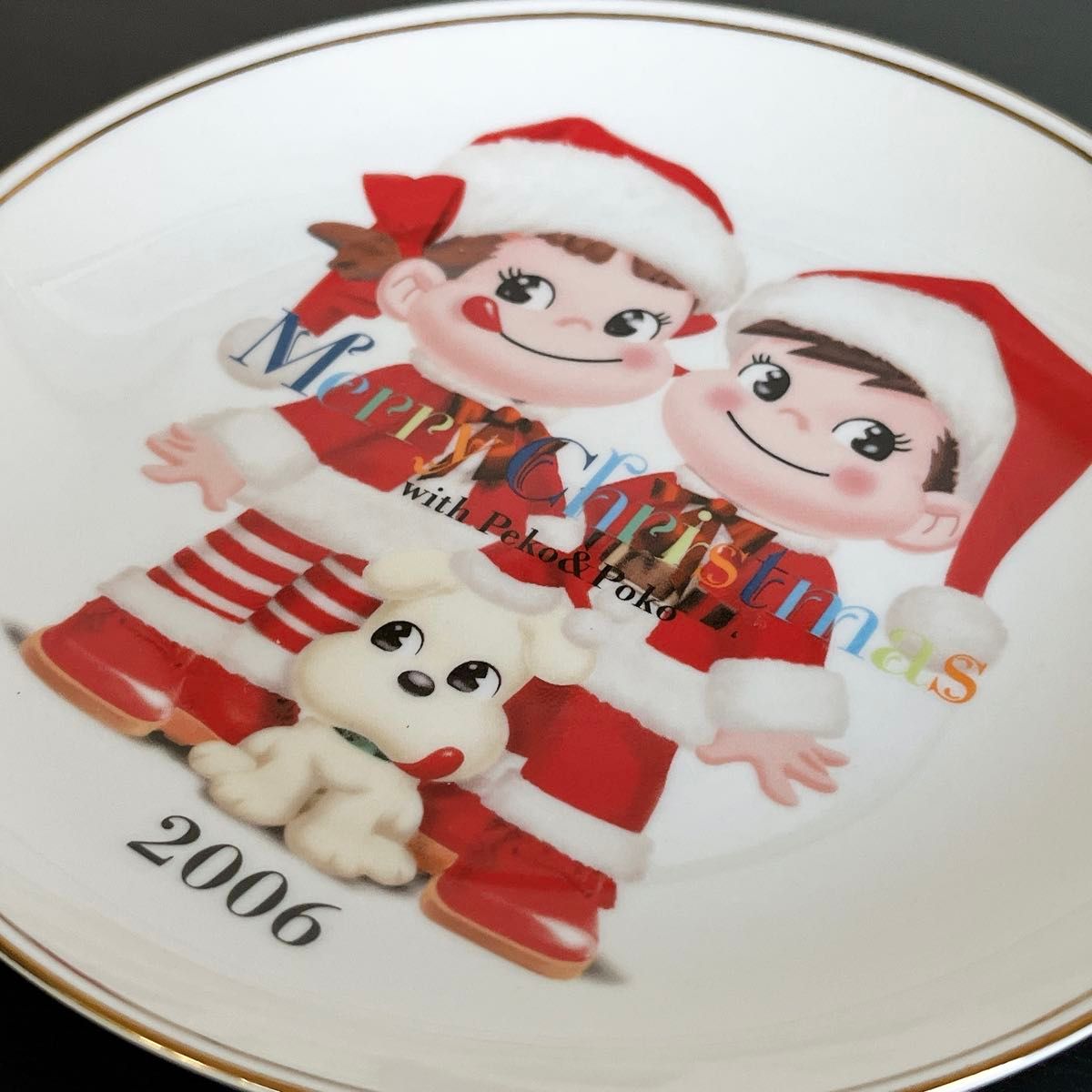 不二家 ペコちゃん クリスマスプレート 2006年|Yahoo!フリマ 不二家 ペコちゃん クリスマスプレート 2006年|Yahoo!フリマ