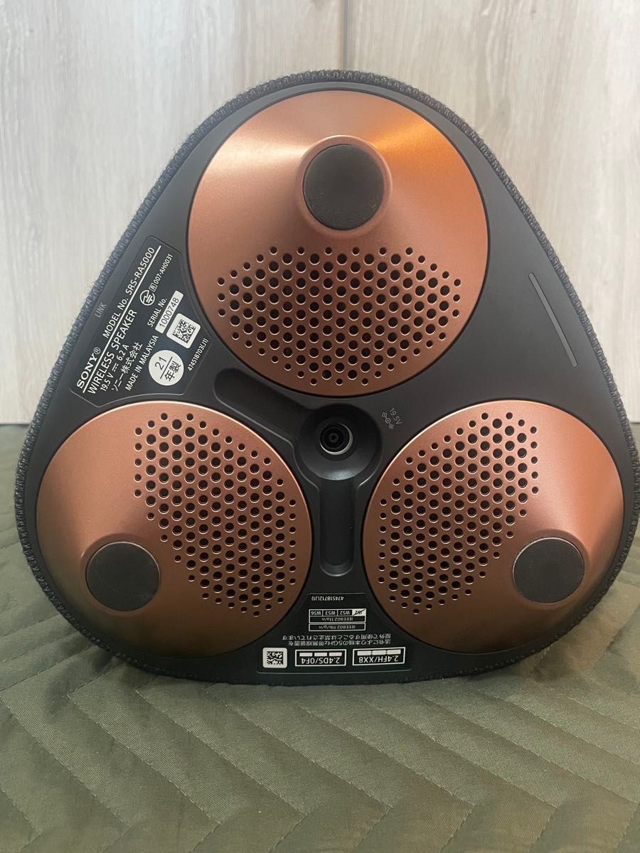 SONY ワイヤレススピーカー SRS-RA5000|Yahoo!フリマ(旧PayPay SONY ワイヤレススピーカー SRS-RA5000|Yahoo!フリマ(旧PayPay