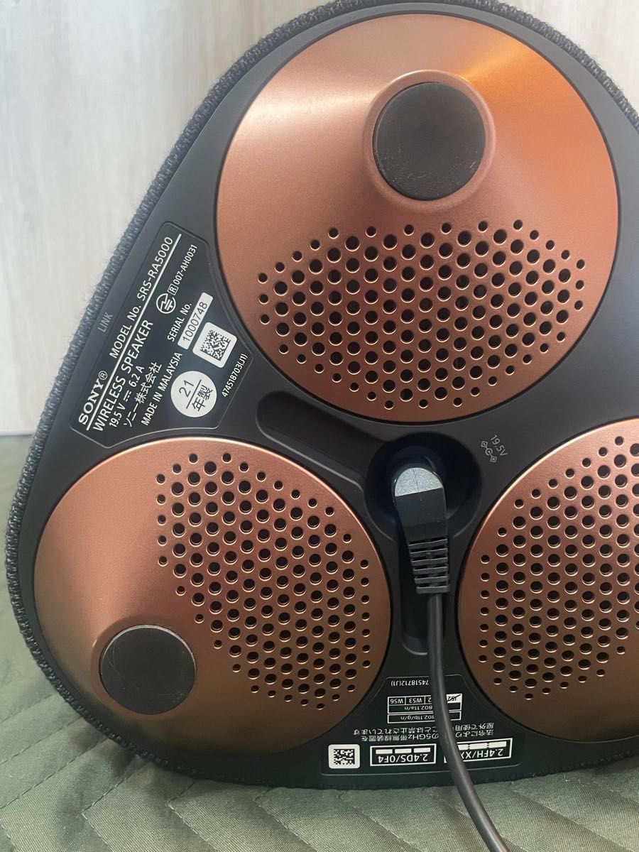 SONY ワイヤレススピーカー SRS-RA5000|Yahoo!フリマ(旧PayPay SONY ワイヤレススピーカー SRS-RA5000|Yahoo!フリマ(旧PayPay