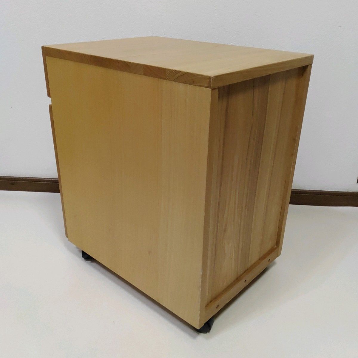 良品計画 無印良品 天然木 オーク材 デスクキャビネット ワゴン 良品計画 無印良品 天然木 オーク材 デスクキャビネット ワゴン