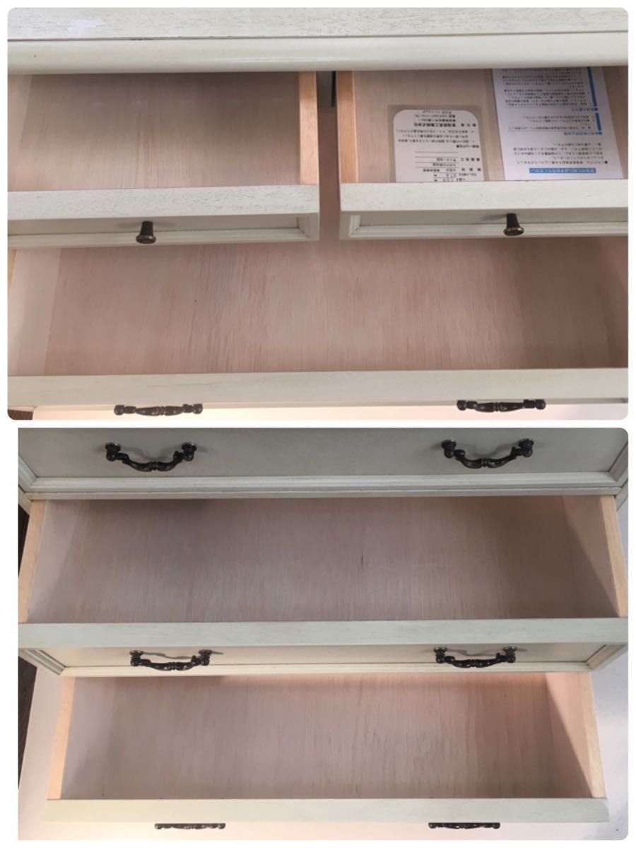 TOKAI 東海家具 猫脚 チェスト 4段5杯 ホワイト系 匿名配送 送料 TOKAI 東海家具 猫脚 チェスト 4段5杯 ホワイト系 匿名配送 送料