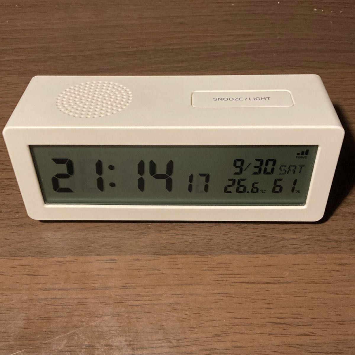 無印良品 デジタル電波時計(アラーム機能付)|Yahoo!フリマ 無印良品 デジタル電波時計(アラーム機能付)|Yahoo!フリマ