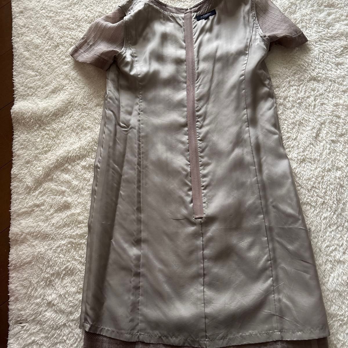 バーバリー/BURBERRYチェック柄ワンピース ベルト付き 36サイズ バーバリー/BURBERRYチェック柄ワンピース ベルト付き 36サイズ