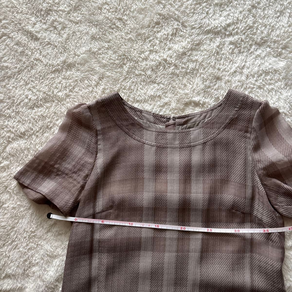 バーバリー/BURBERRYチェック柄ワンピース ベルト付き 36サイズ バーバリー/BURBERRYチェック柄ワンピース ベルト付き 36サイズ